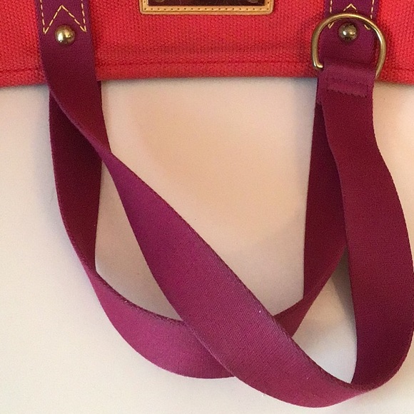 Red Louis Vuitton Cabas Antigua Bag - Picture 7 of 14